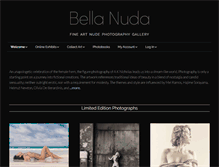 Tablet Screenshot of bellanuda.com